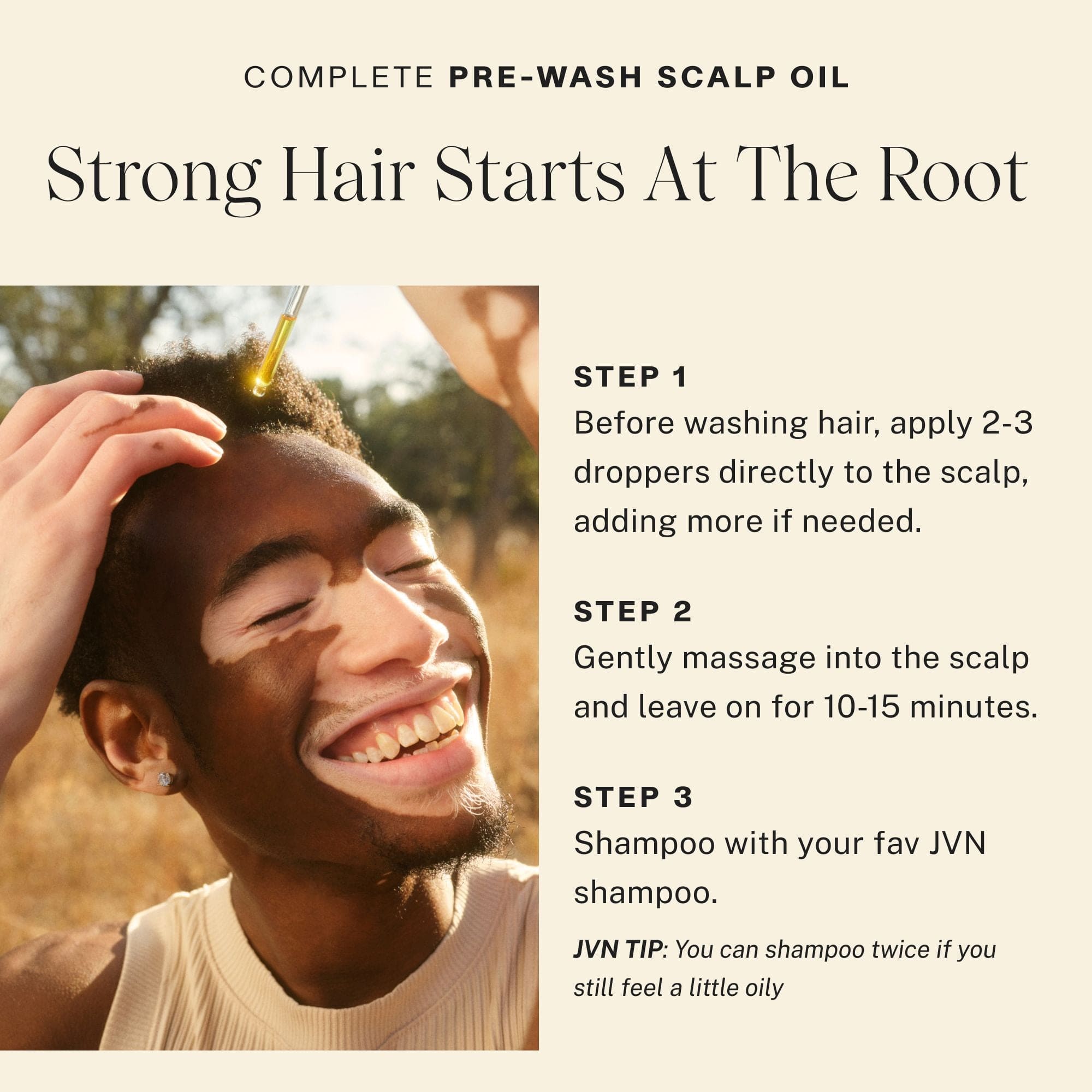 JVN Treatment Scalp Massage Moments (3-Pack) Scalp Massage Moments (3-Pack) sulfate-free silicone-free sustainable